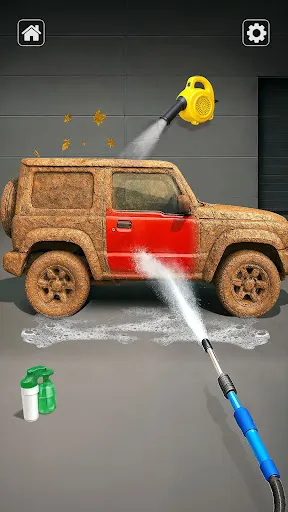 Gameplay screenshot 1 from Satisfying Car Wash & Repair - Role Playing game