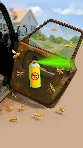 Gameplay screenshot 2 from Satisfying Car Wash & Repair - Role Playing game